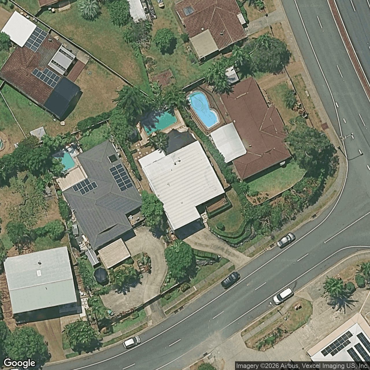 Aerial view of 102 Ware Drive, Currumbin Waters QLD 4223