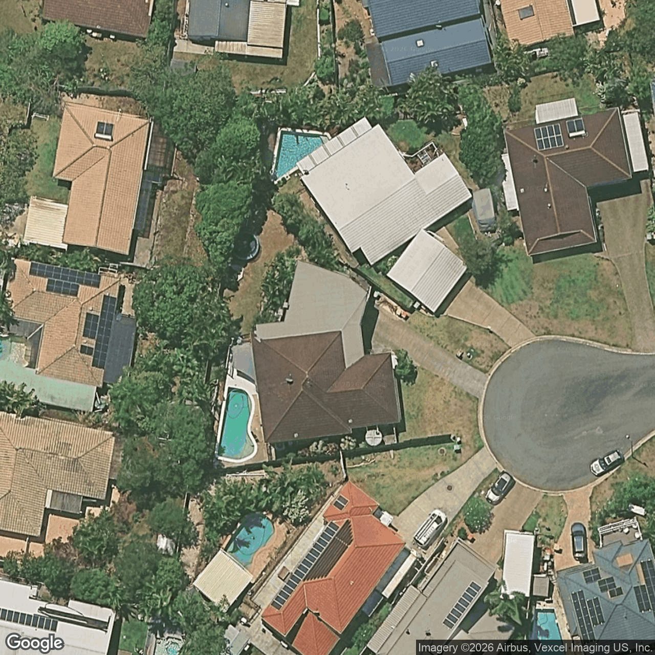 Aerial view of 2 Wilkinson Crescent, Currumbin Waters QLD 4223
