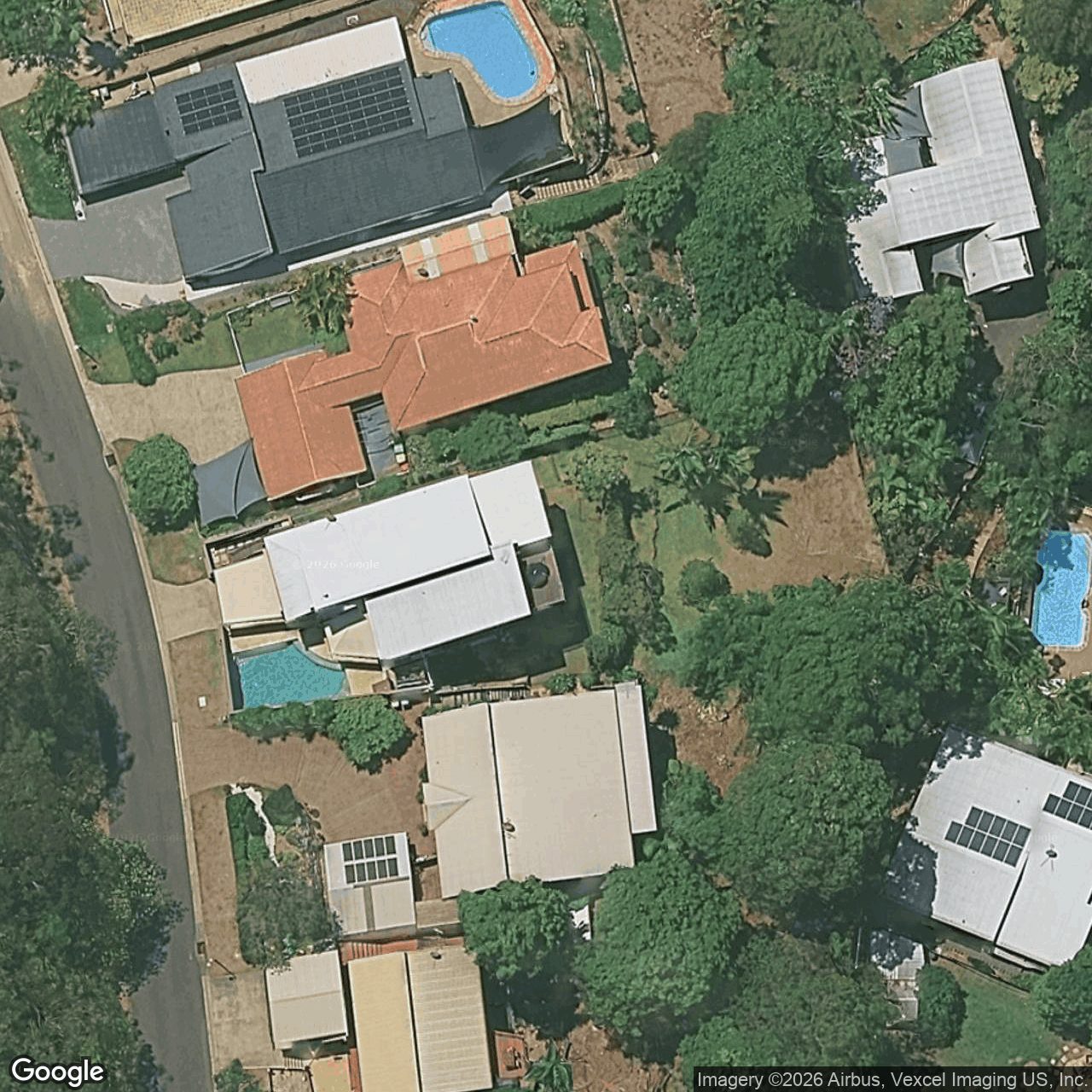Aerial view of 48 Hoffschildt Drive, Currumbin Waters QLD 4223