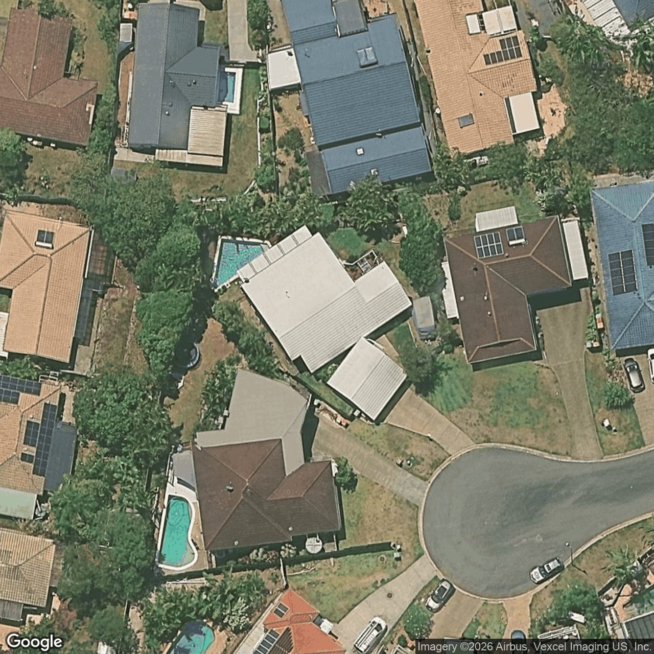 Aerial view of 4 Wilkinson Crescent, Currumbin Waters QLD 4223