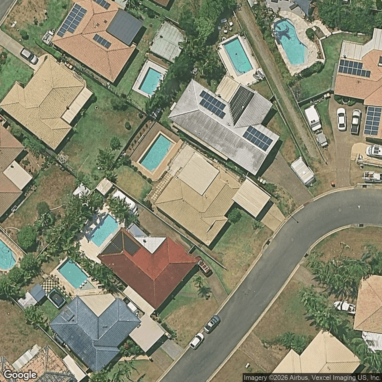 Aerial view of 61 Wilkinson Crescent, Currumbin Waters QLD 4223