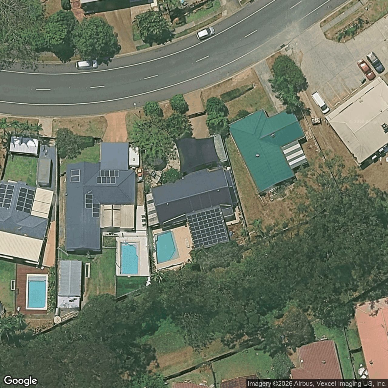Aerial view of 103 Ware Drive, Currumbin Waters QLD 4223