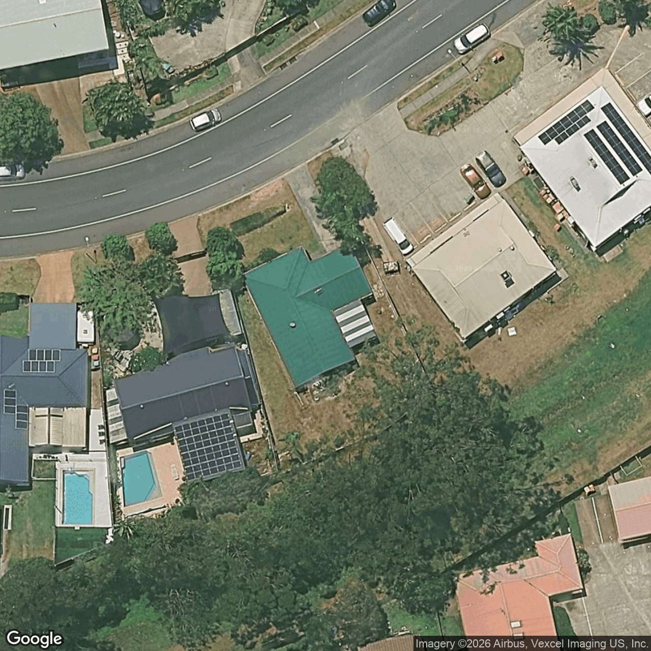 Aerial view of 105 Ware Drive, Currumbin Waters QLD 4223