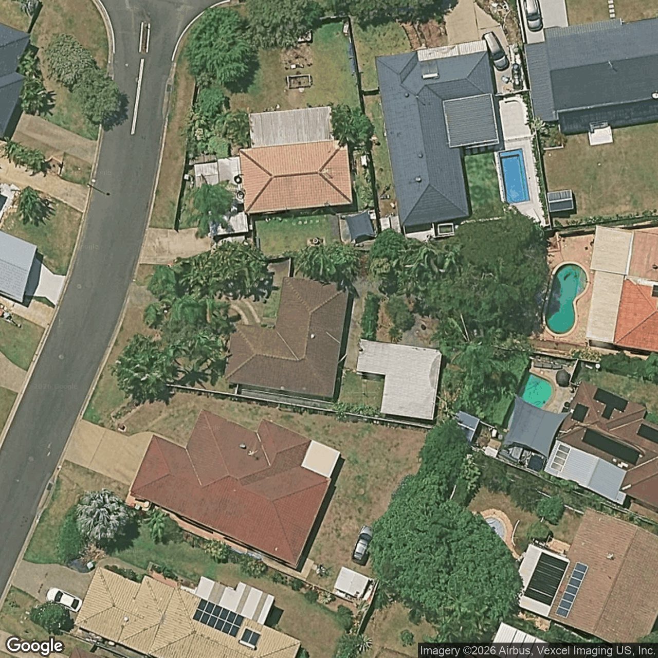 Aerial view of 4 Sellin Place, Currumbin Waters QLD 4223