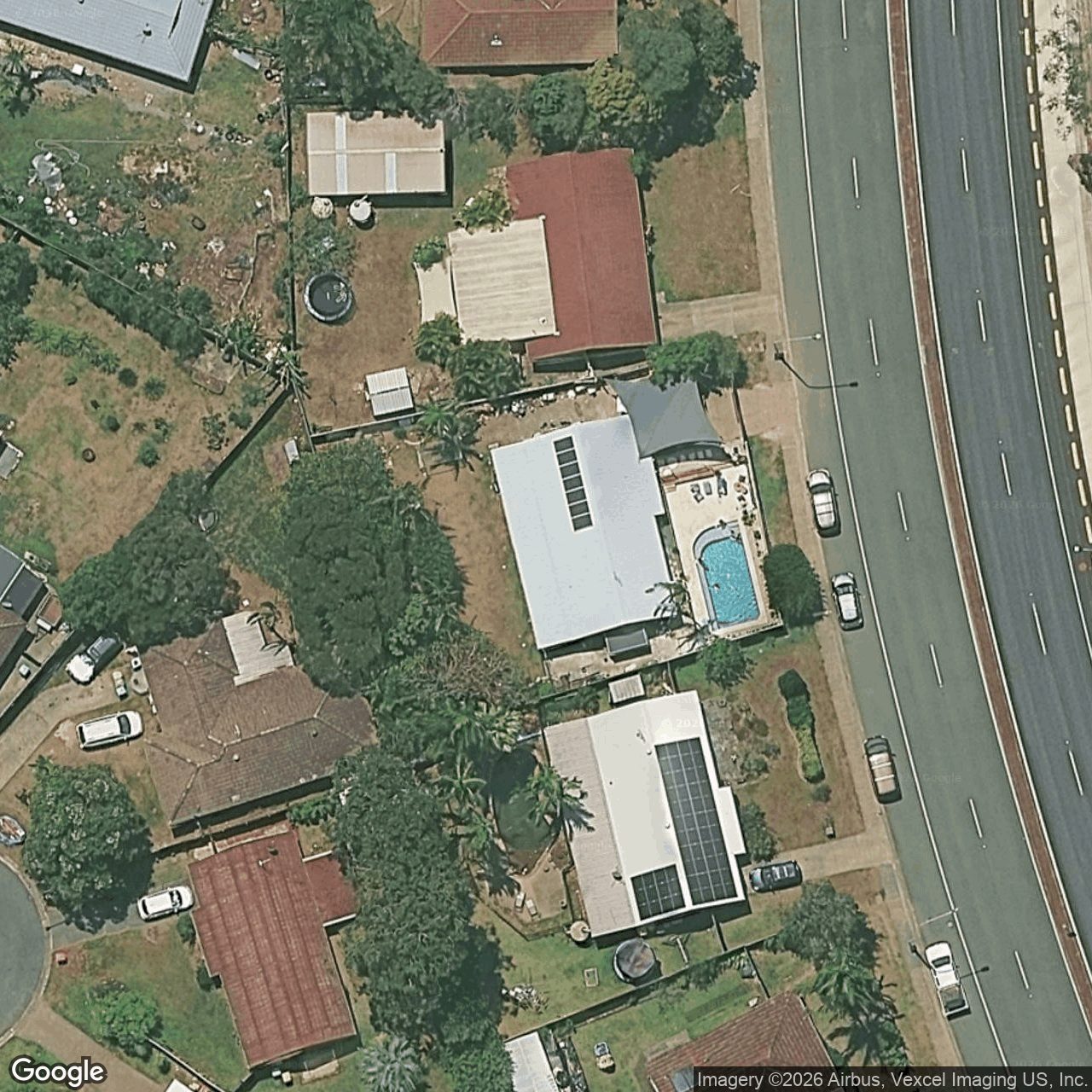 Aerial view of 71 Galleon Way, Currumbin Waters QLD 4223