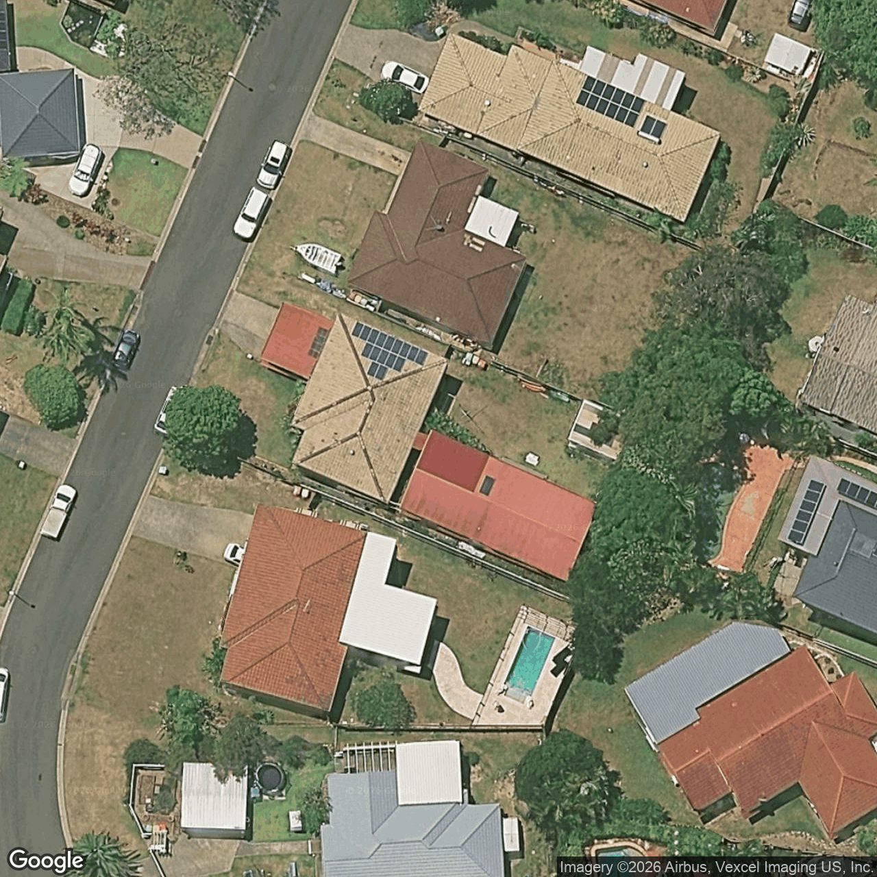 Aerial view of 12 Sellin Place, Currumbin Waters QLD 4223