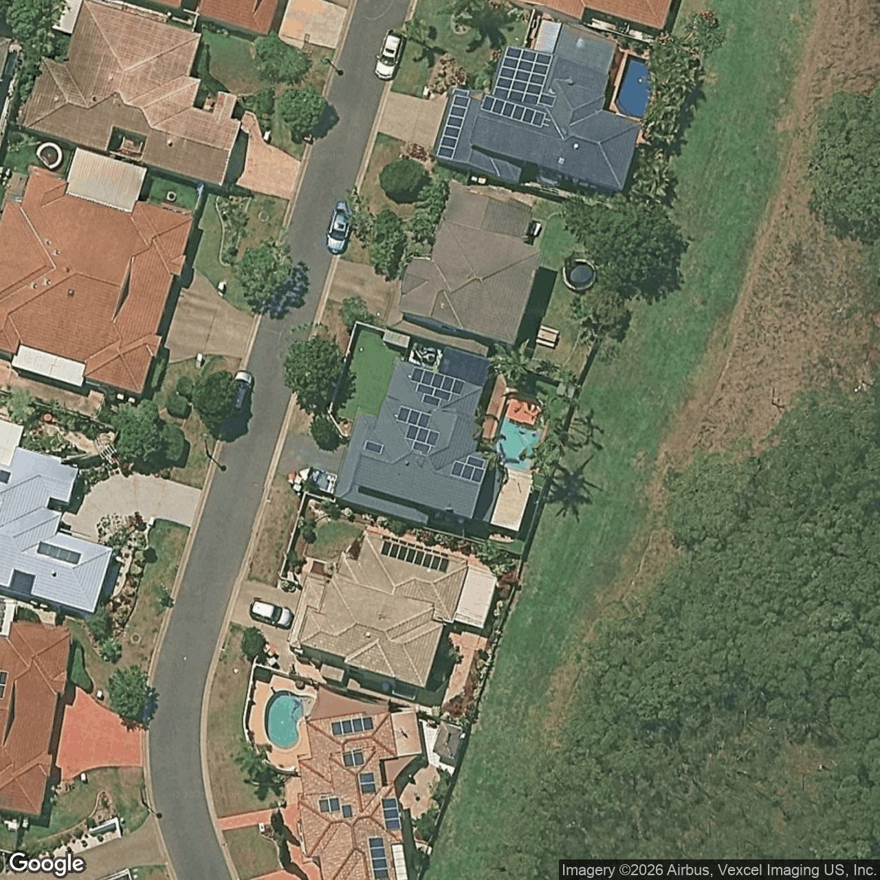 Aerial view of 27 Keegan Circuit, Currumbin Waters QLD 4223