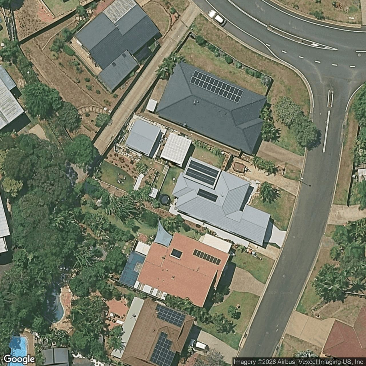 Aerial view of 3 Sellin Place, Currumbin Waters QLD 4223