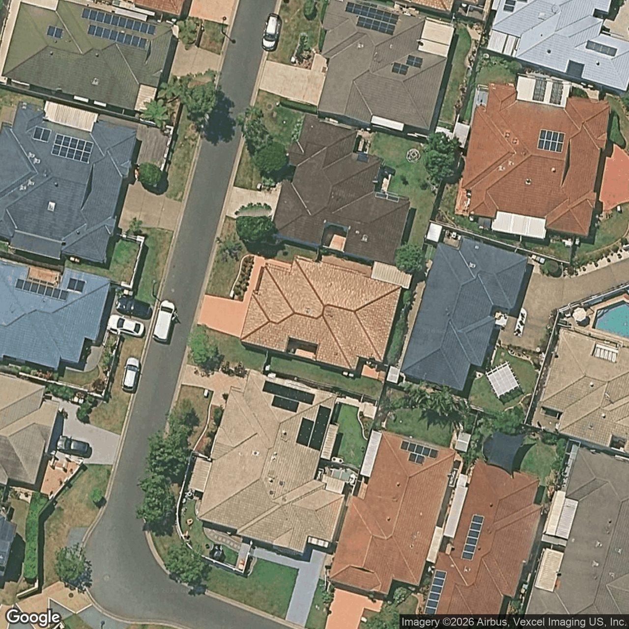 Aerial view of 8 Keegan Circuit, Currumbin Waters QLD 4223