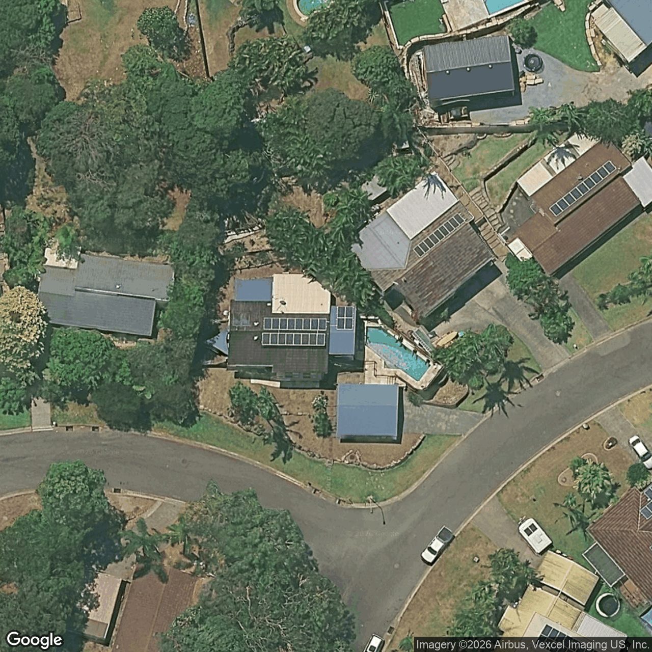 Aerial view of 1 Alder Court, Currumbin Waters QLD 4223