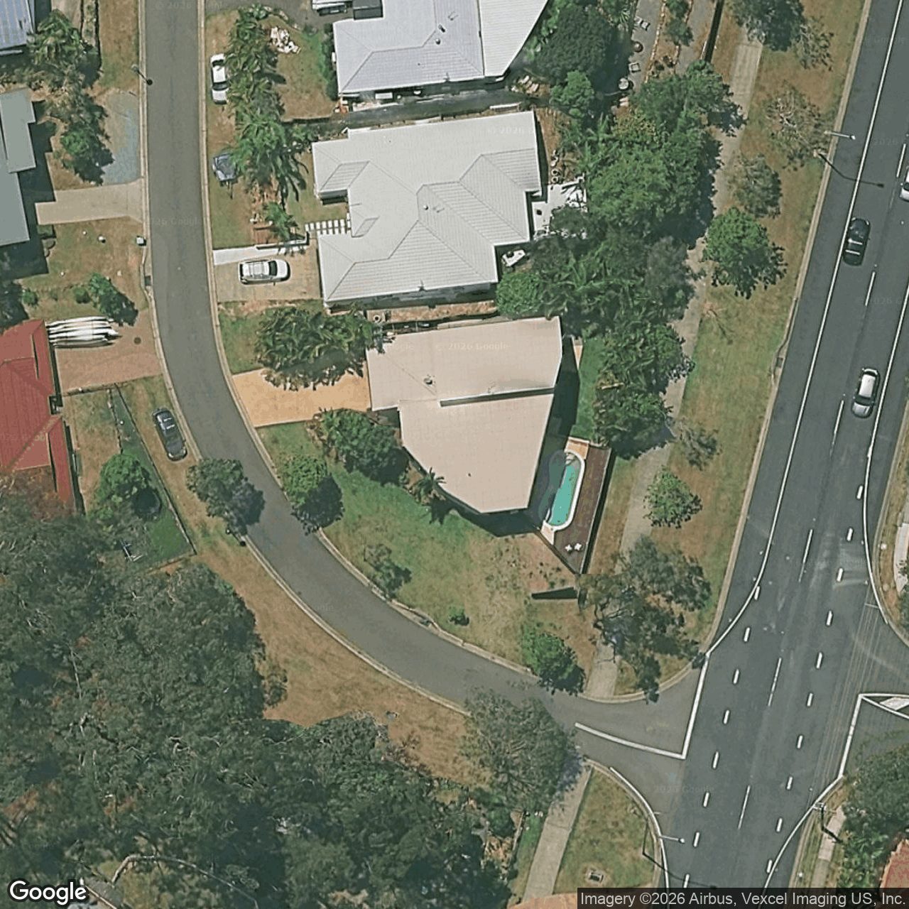Aerial view of 1 Casey Close, Currumbin Waters QLD 4223