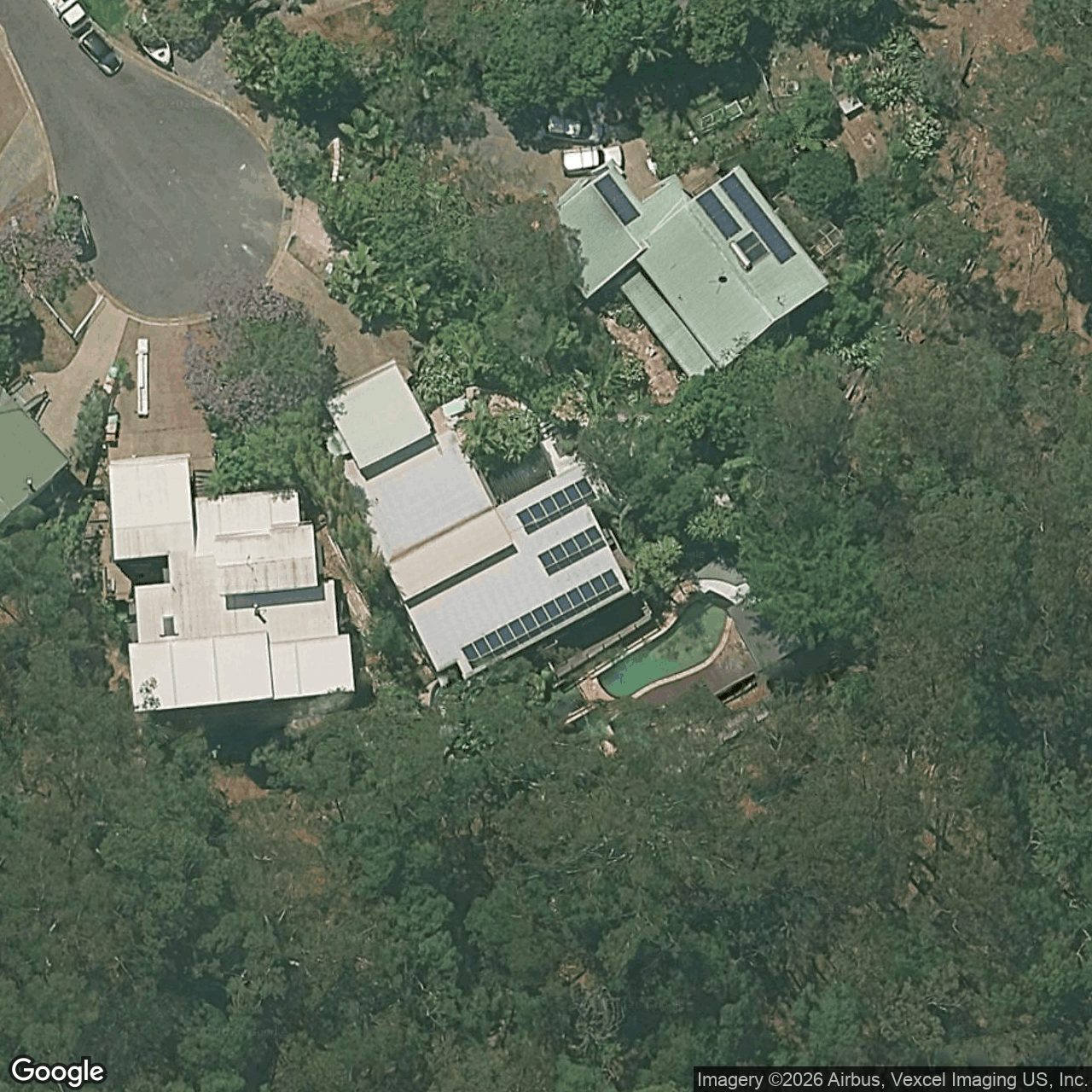 Aerial view of 16 Yatama Place, Currumbin Waters QLD 4223