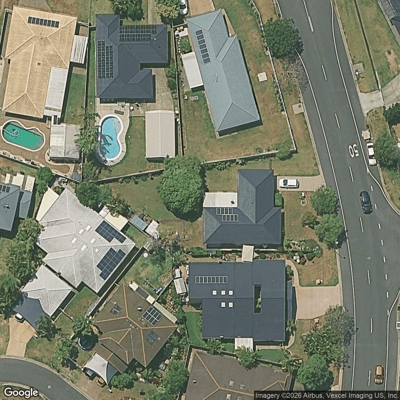 Aerial view of 114 Clives Circuit, Currumbin Waters QLD 4223