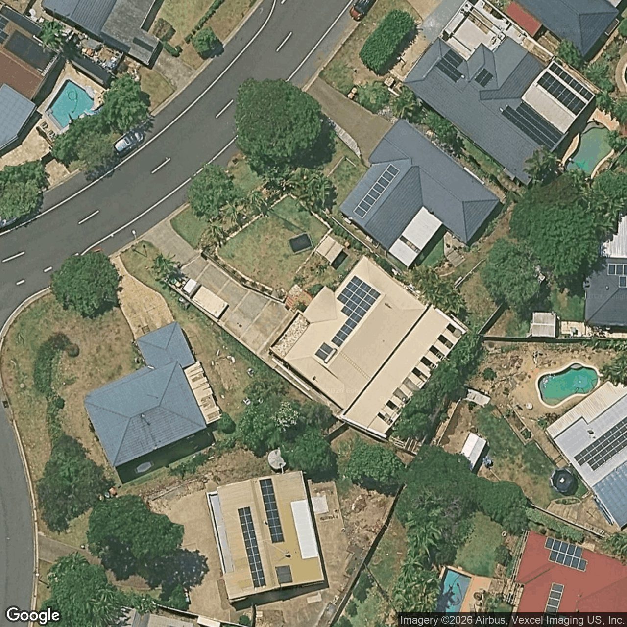 Aerial view of 81 Clives Circuit, Currumbin Waters QLD 4223