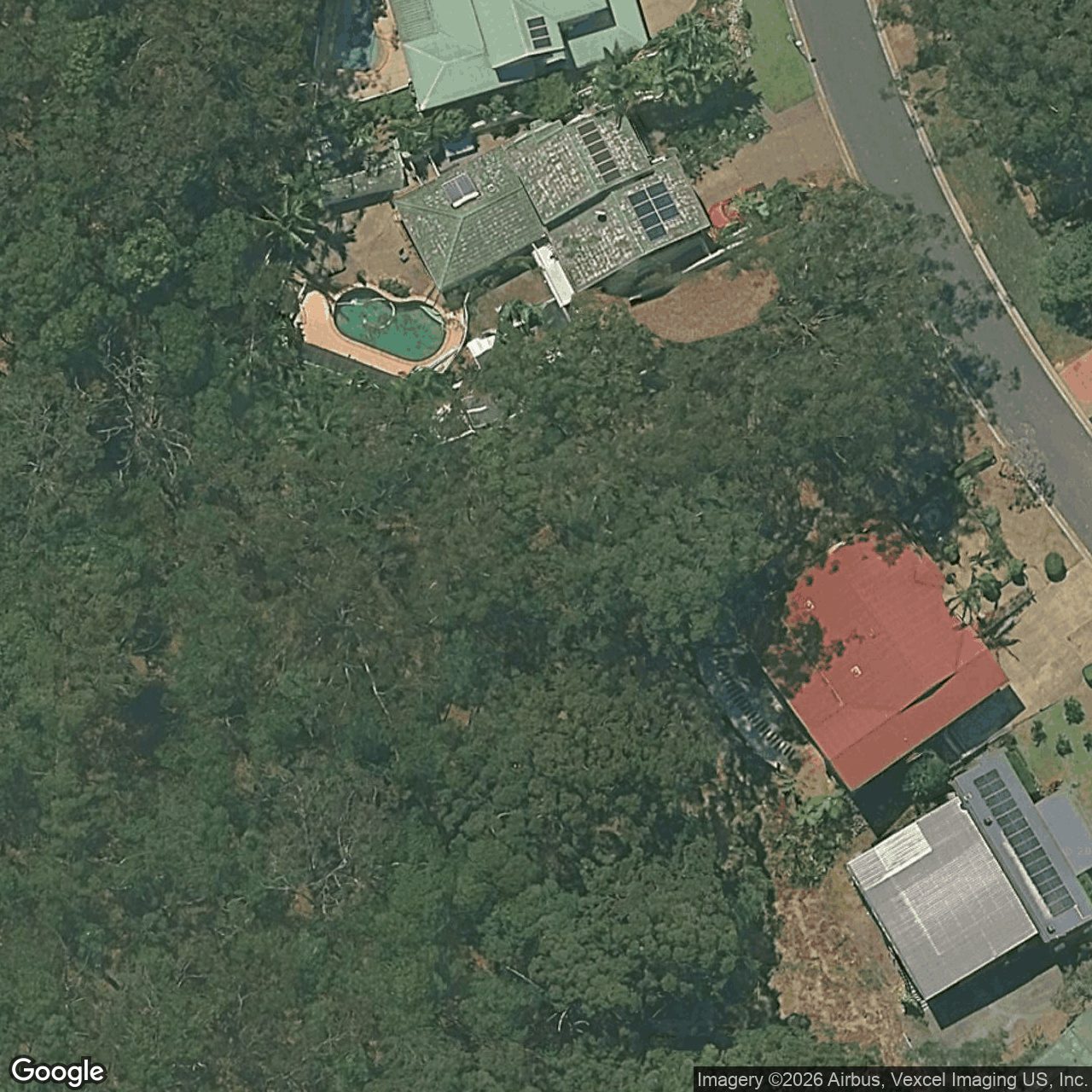 Aerial view of 7 Yatama Place, Currumbin Waters QLD 4223