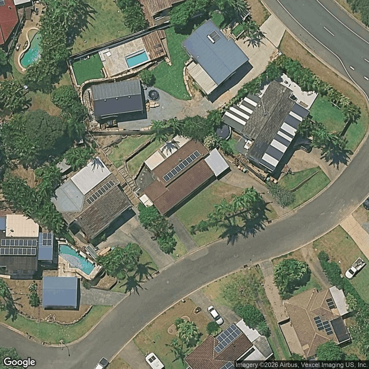 Aerial view of 3 Hillcot Street, Currumbin Waters QLD 4223
