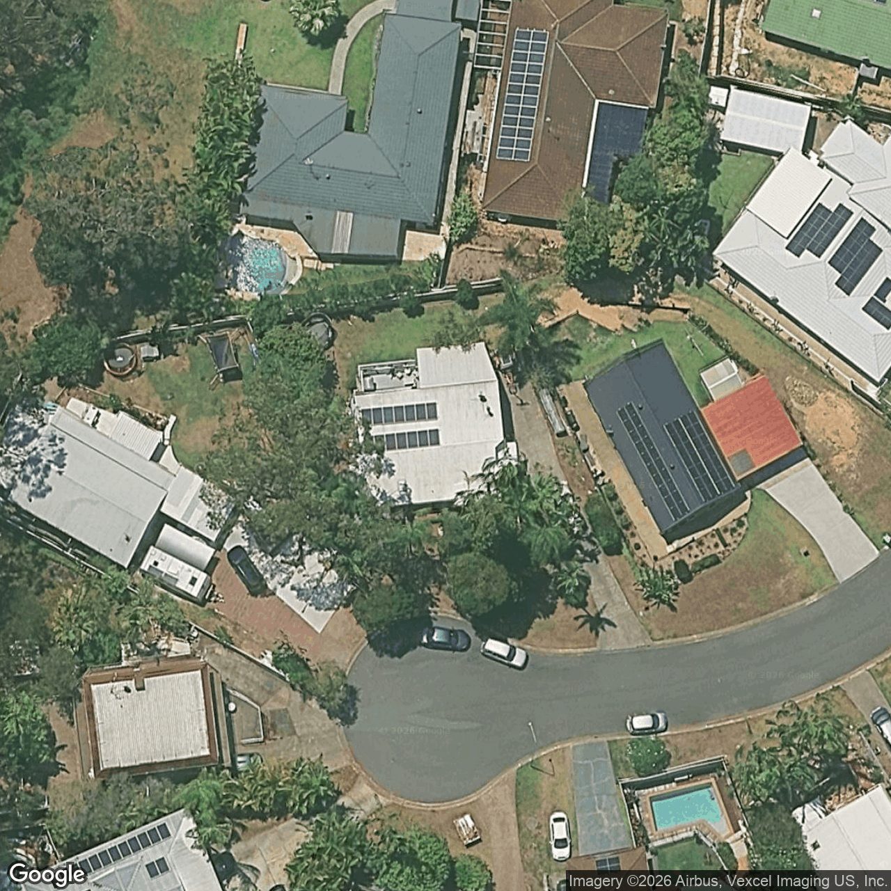 Aerial view of 7 Pegasus Court, Currumbin Waters QLD 4223
