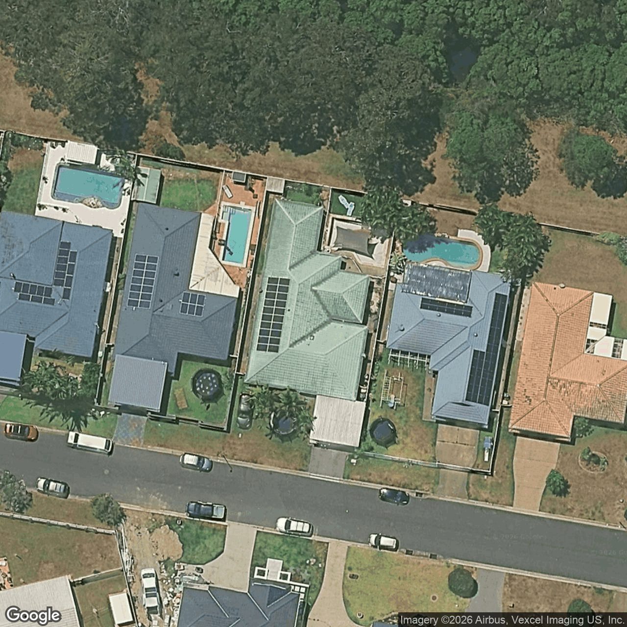 Aerial view of 54 Togos Avenue, Currumbin Waters QLD 4223
