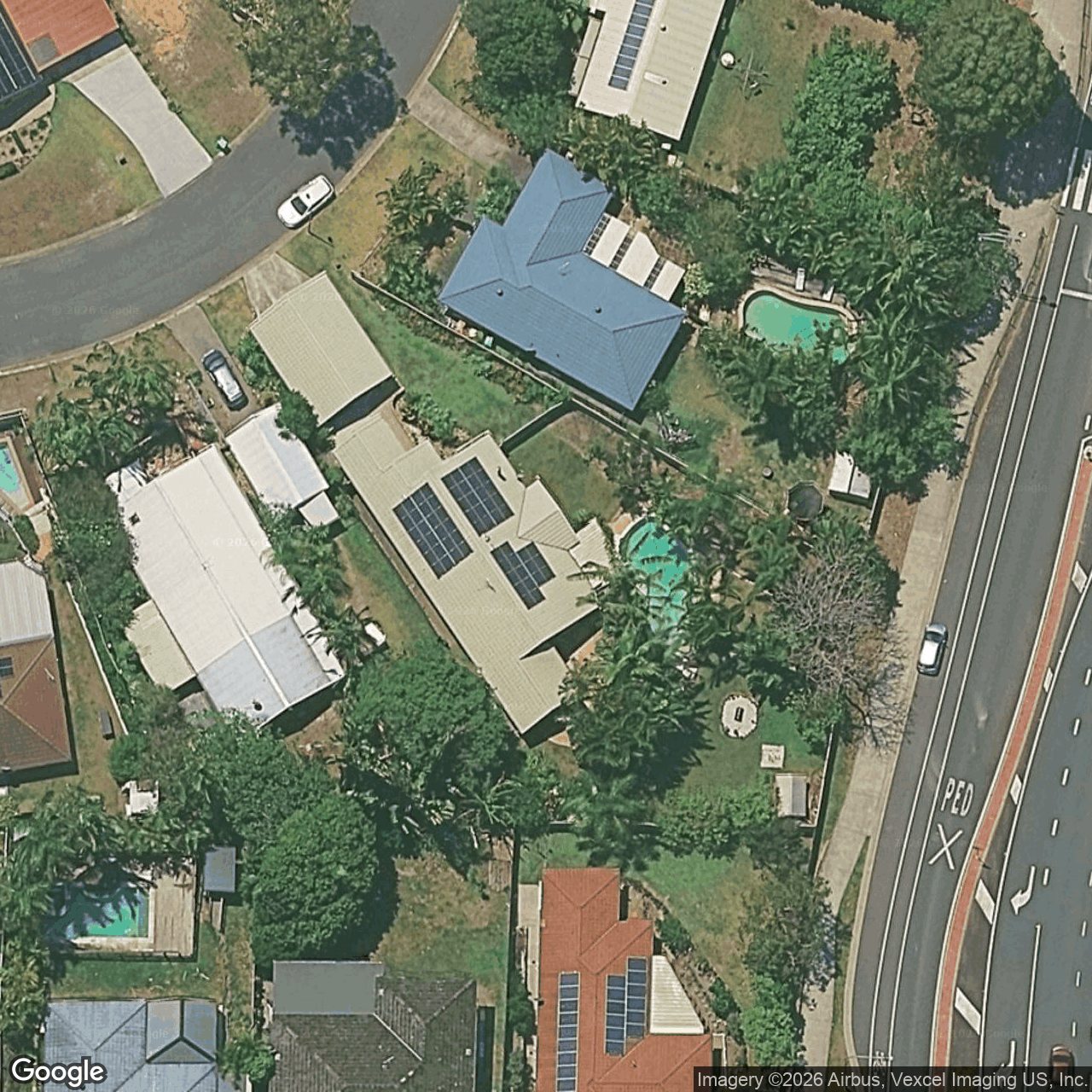 Aerial view of 12 Pegasus Court, Currumbin Waters QLD 4223