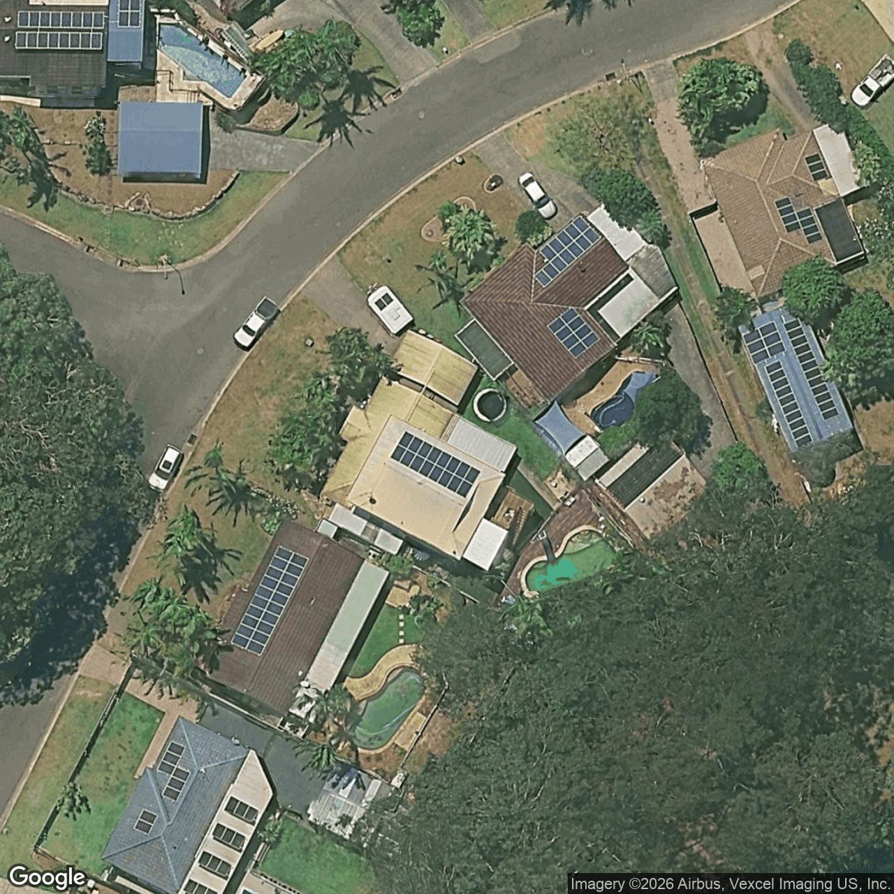 Aerial view of 10 Hillcot Street, Currumbin Waters QLD 4223