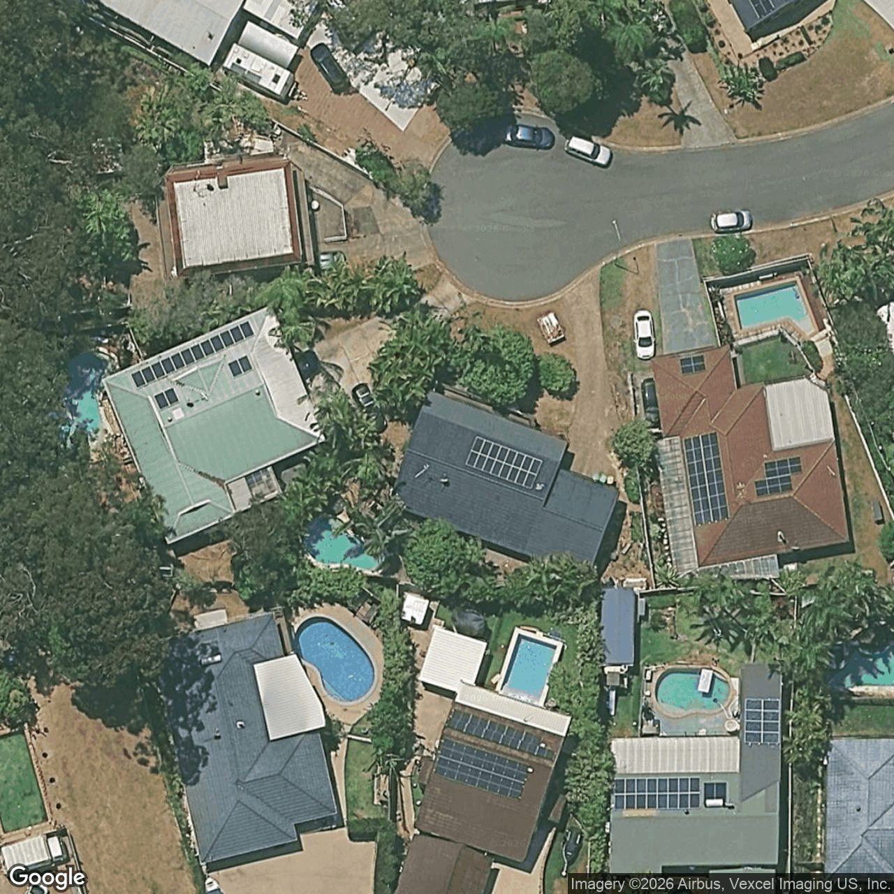 Aerial view of 18 Pegasus Court, Currumbin Waters QLD 4223