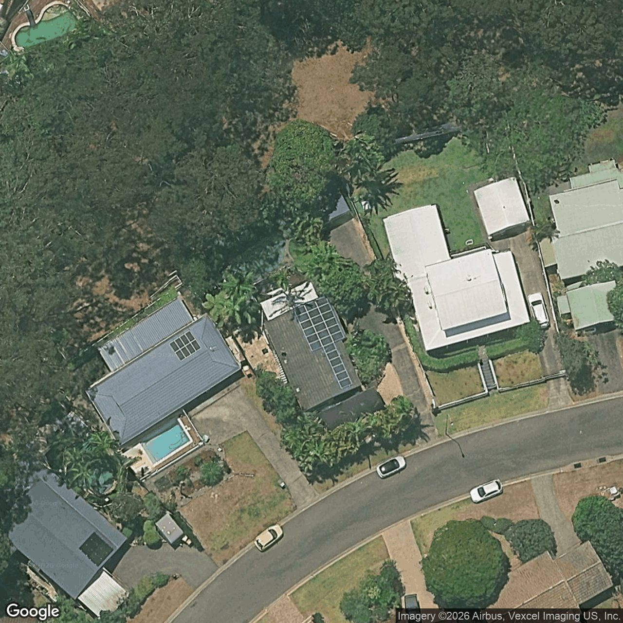 Aerial view of 21 Beaumont Court, Currumbin Waters QLD 4223