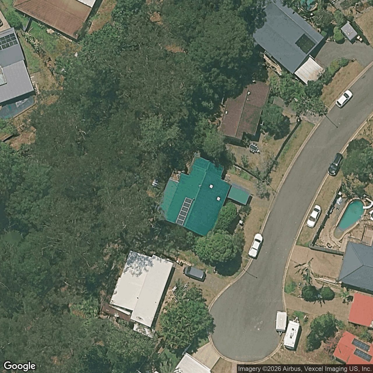 Aerial view of 29 Beaumont Court, Currumbin Waters QLD 4223
