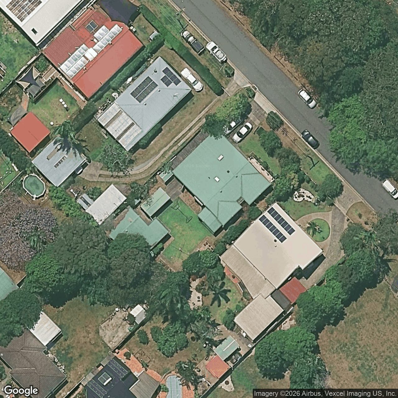 Aerial view of 57 Station Street, Currumbin Waters QLD 4223