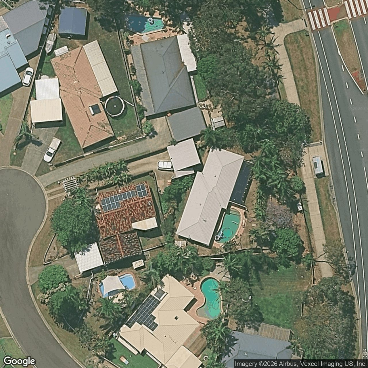 Aerial view of 7 Brigantine Court, Currumbin Waters QLD 4223