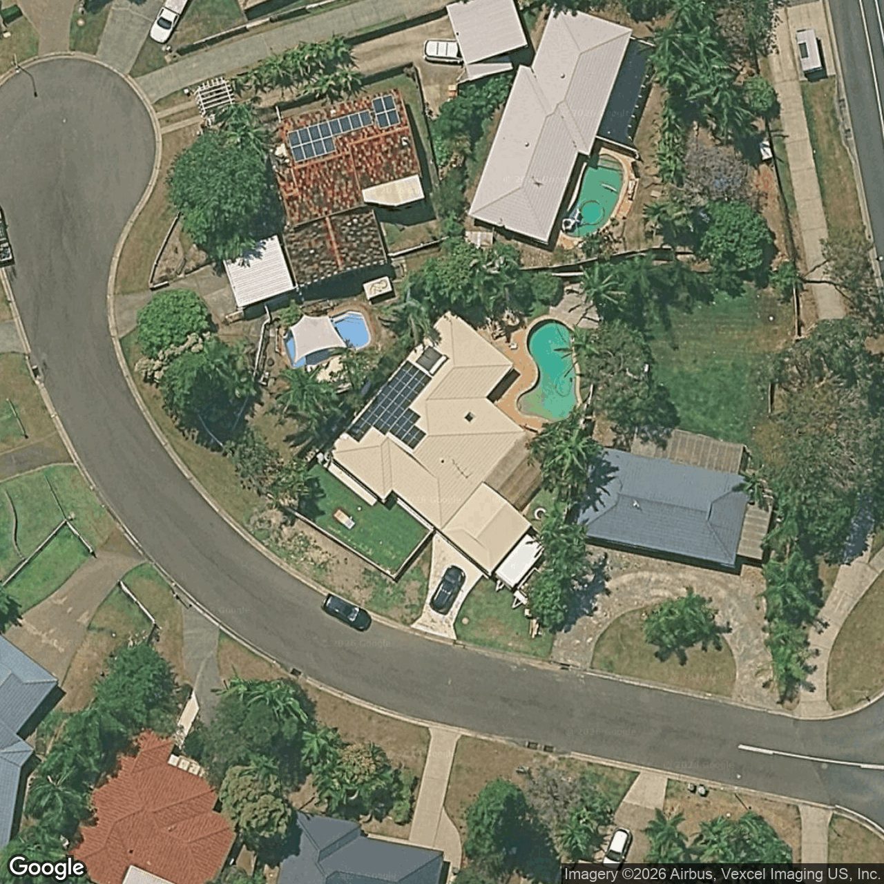 Aerial view of 3 Brigantine Court, Currumbin Waters QLD 4223