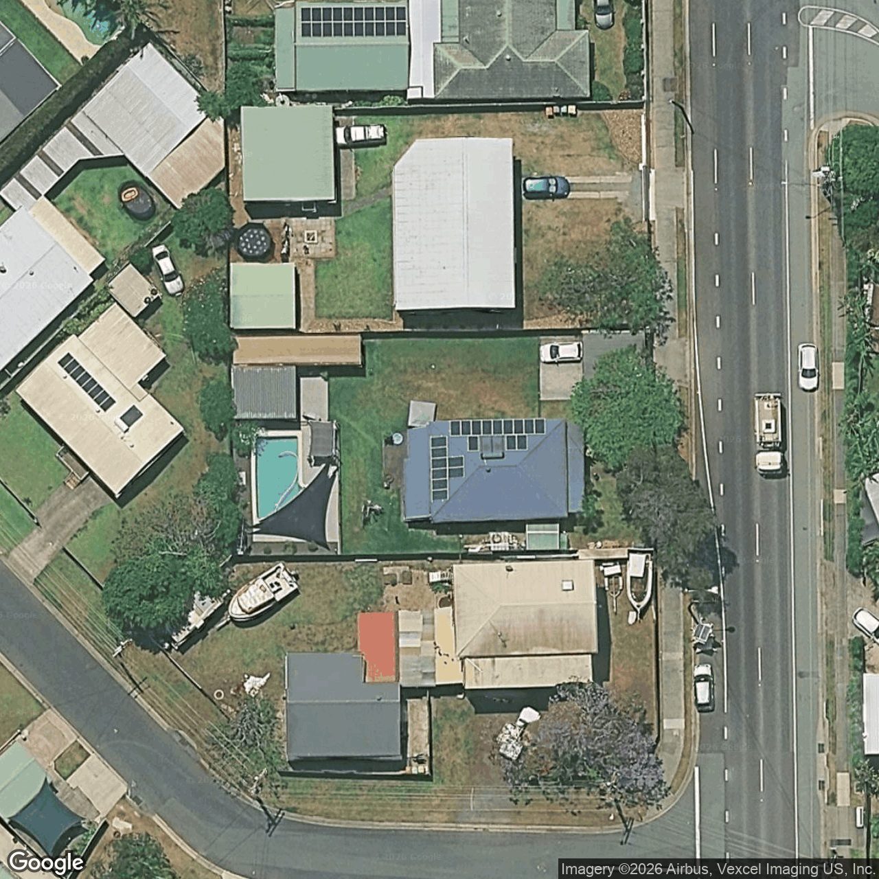 Aerial view of 17 Currumbin Creek Road, Currumbin Waters QLD 4223
