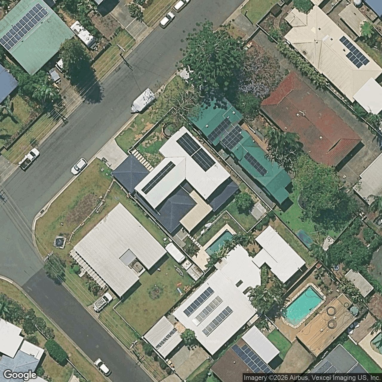 Aerial view of 12 Elizabeth Street, Currumbin Waters QLD 4223