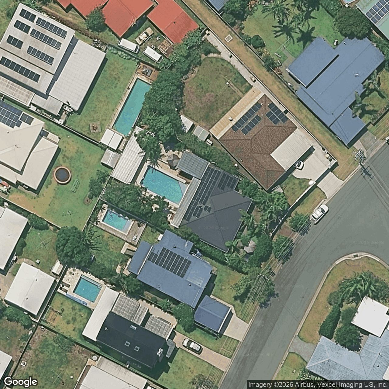 Aerial view of 19 Elizabeth Street, Currumbin Waters QLD 4223