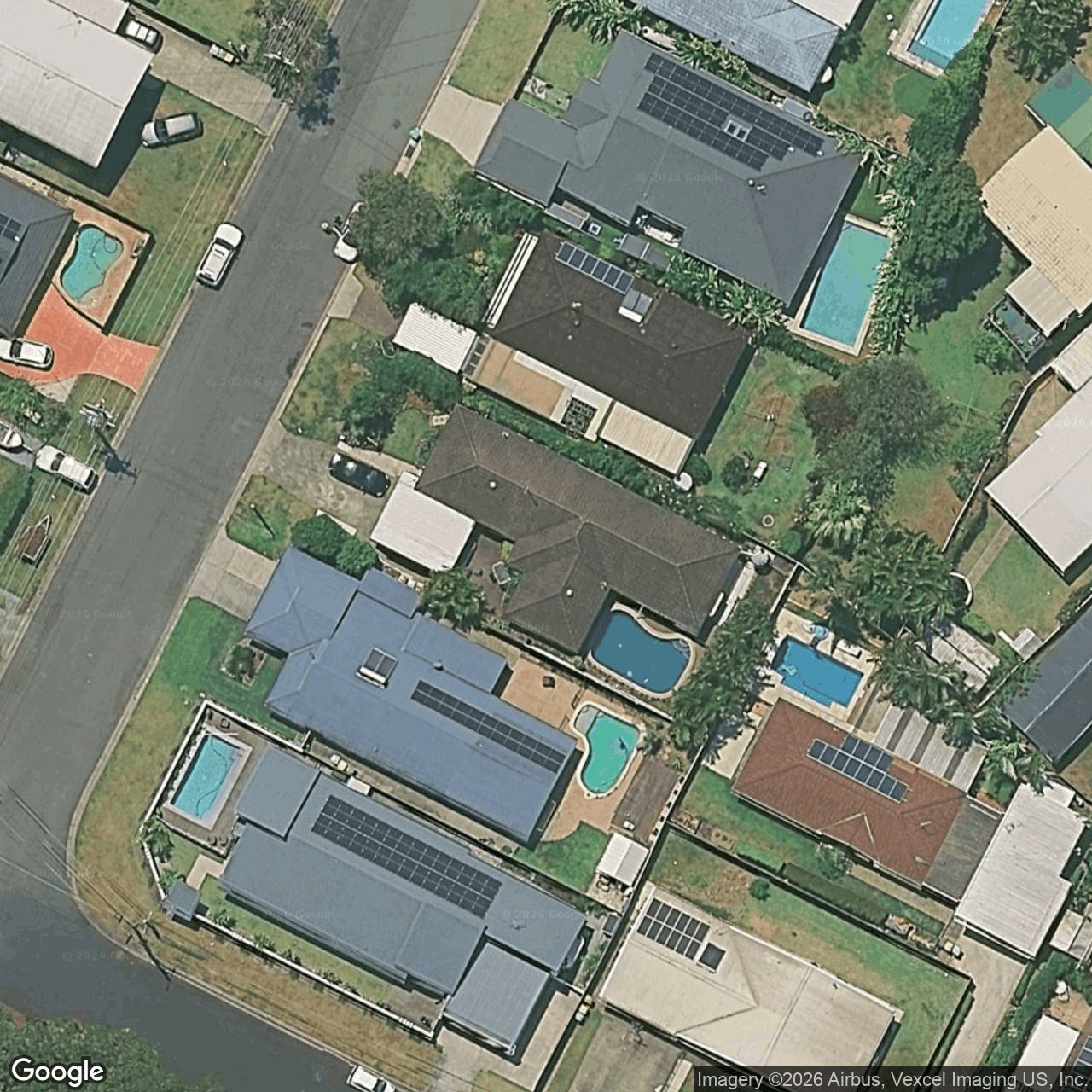 Aerial view of 22 Elizabeth Street, Currumbin Waters QLD 4223