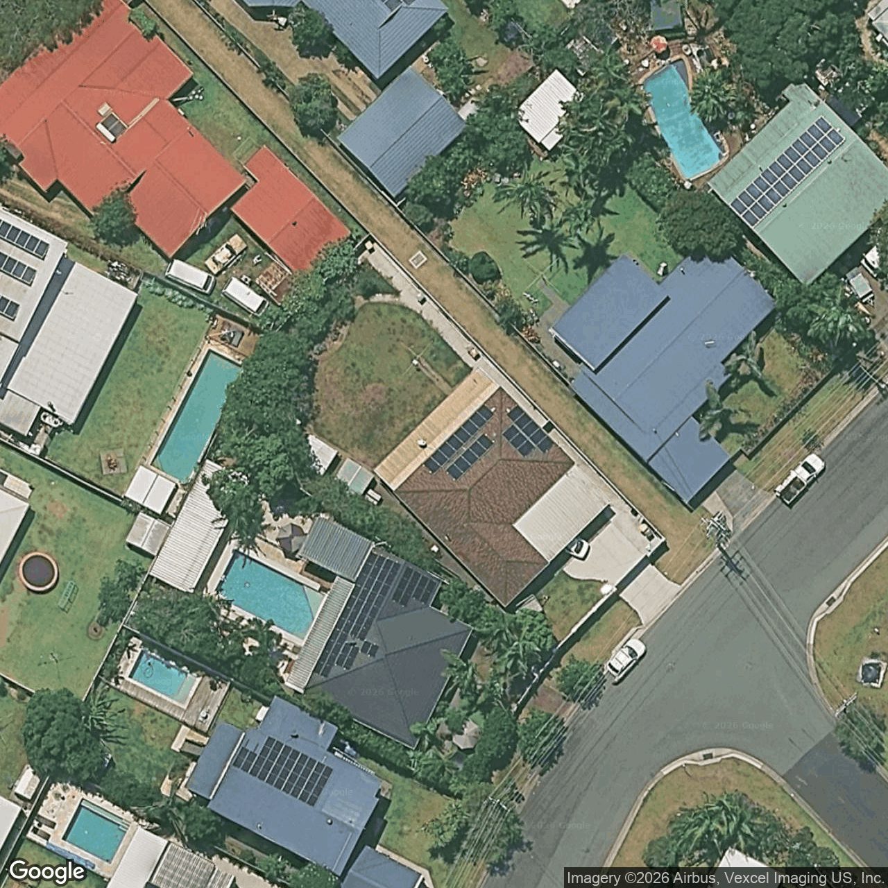 Aerial view of 17 Elizabeth Street, Currumbin Waters QLD 4223