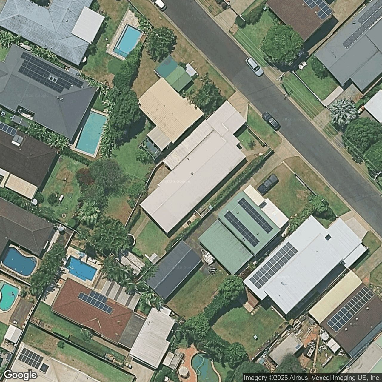 Aerial view of 14 Love Street, Currumbin Waters QLD 4223
