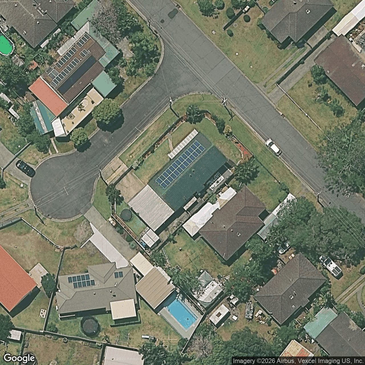 Aerial view of 2 Ora Court, Currumbin Waters QLD 4223