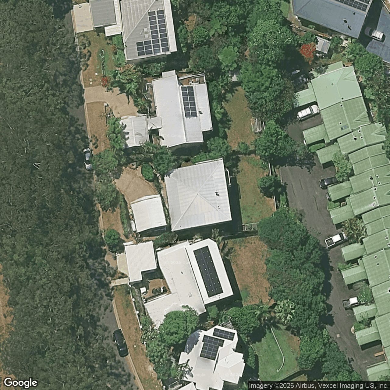 Aerial view of 62 Hoffschildt Drive, Currumbin Waters QLD 4223