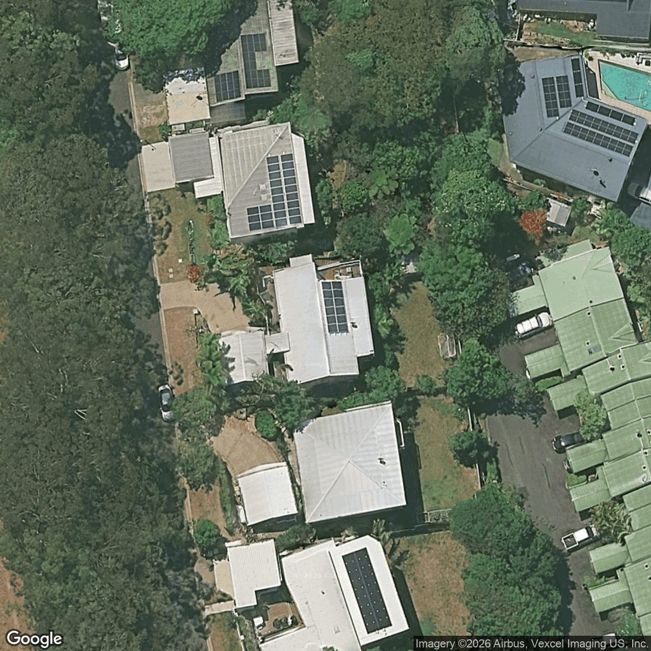 Aerial view of 60 Hoffschildt Drive, Currumbin Waters QLD 4223