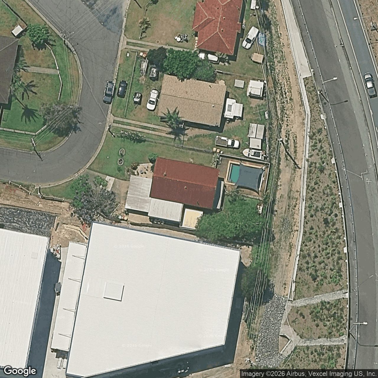 Aerial view of 36 Herbert Street, Currumbin Waters QLD 4223