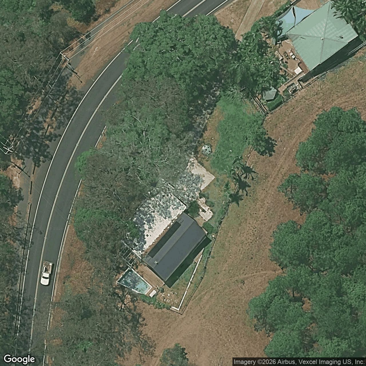 Aerial view of 244 Currumbin Creek Road, Currumbin Waters QLD 4223
