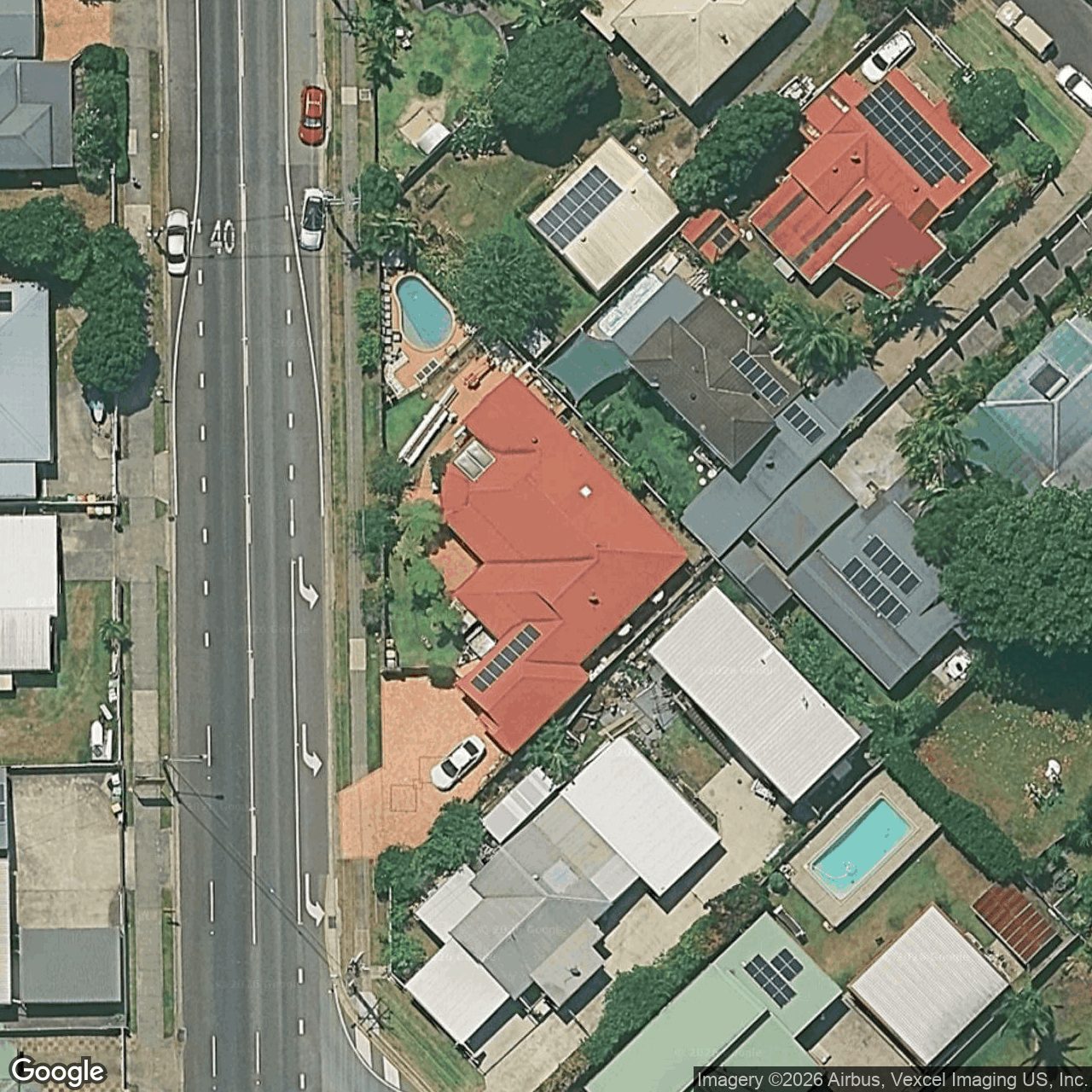 Aerial view of 4 Currumbin Creek Road, Currumbin Waters QLD 4223