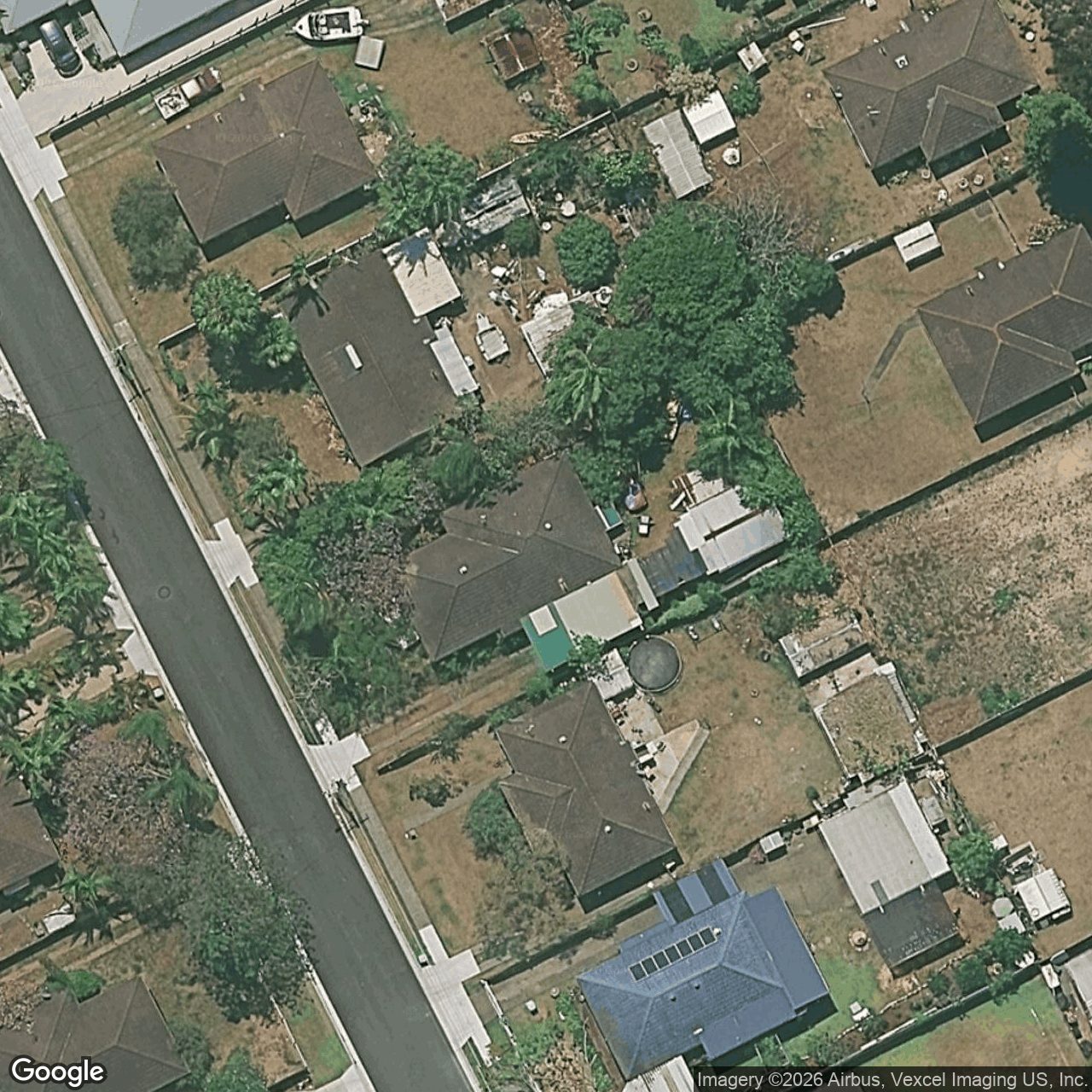 Aerial view of 45 Riverside Drive, Currumbin Waters QLD 4223