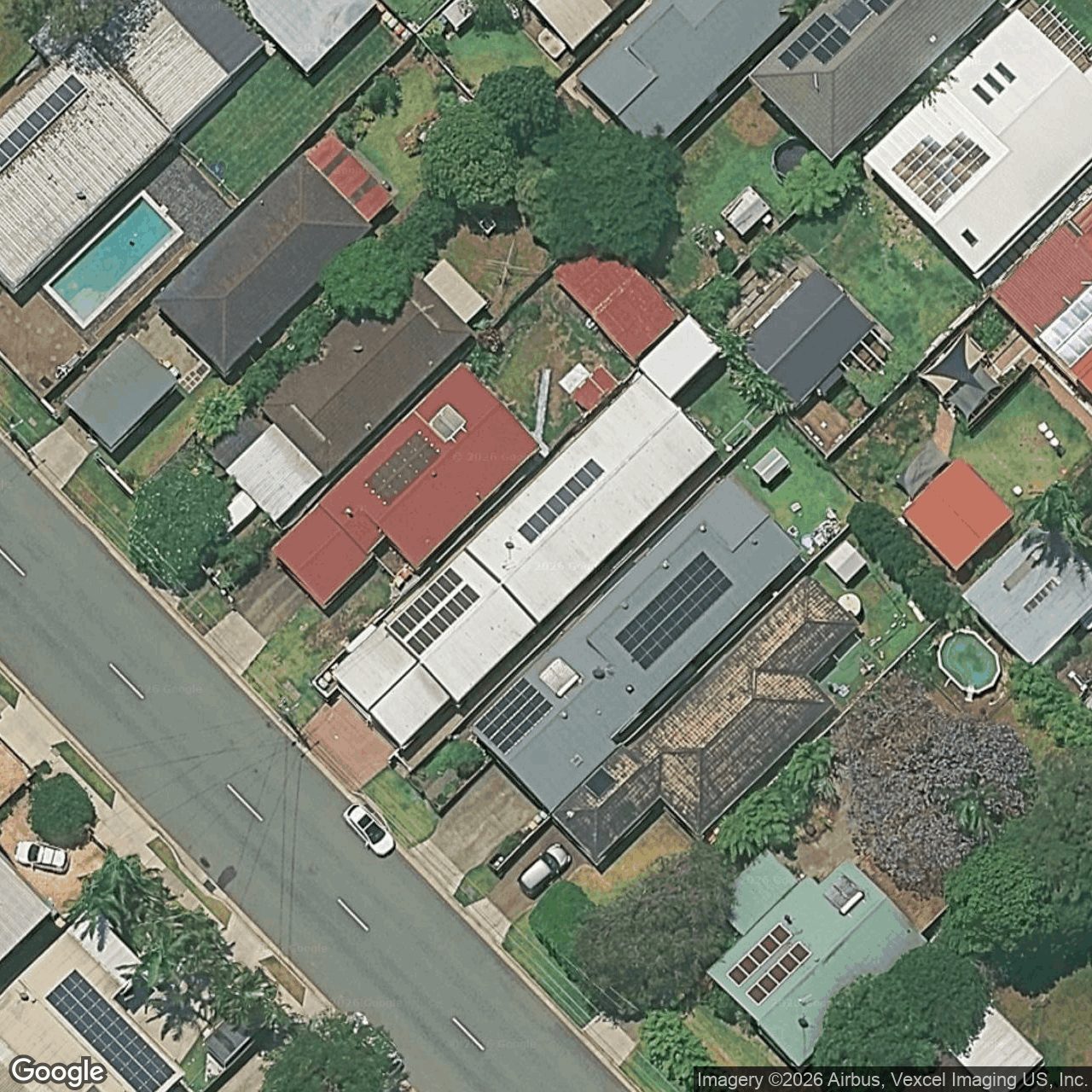 Aerial view of 32 Boundary Street, Currumbin Waters QLD 4223