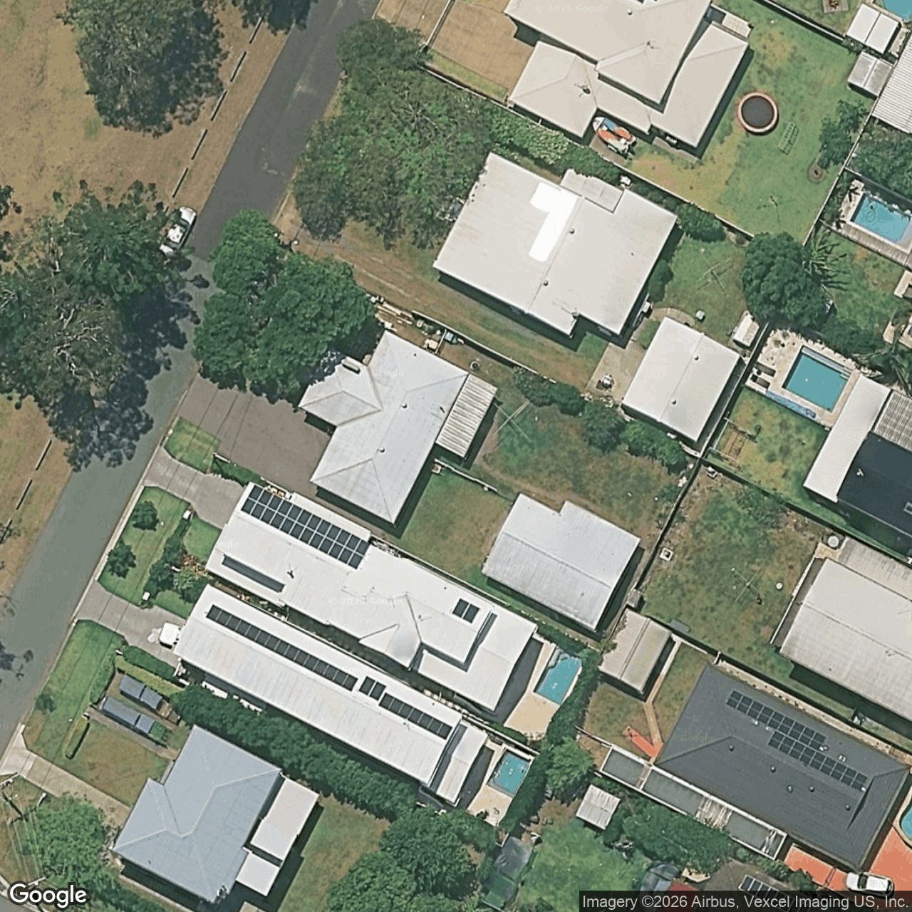 Aerial view of 28 Michel Drive, Currumbin Waters QLD 4223