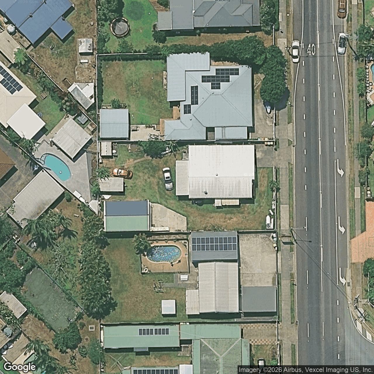 Aerial view of 9 Currumbin Creek Road, Currumbin Waters QLD 4223