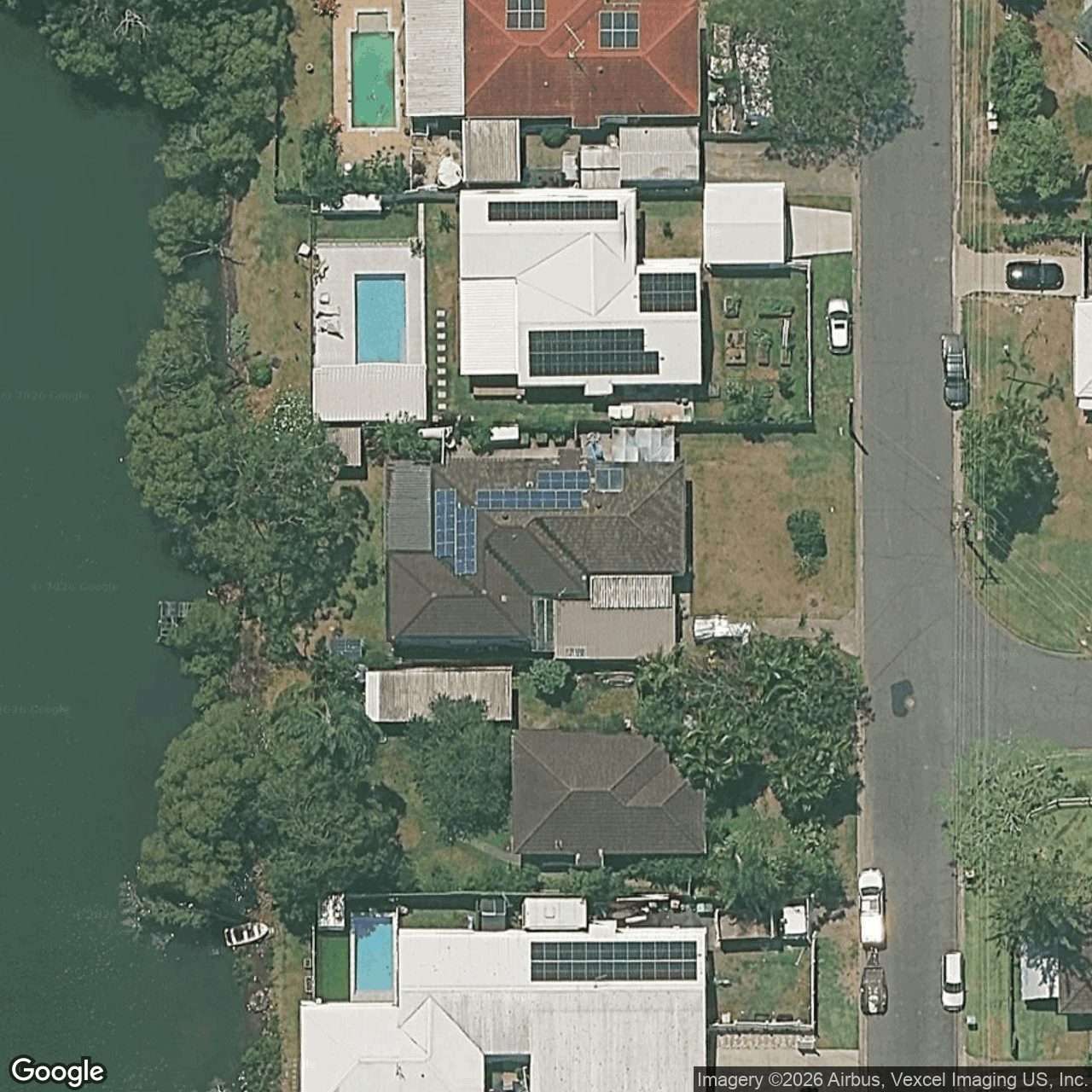 Aerial view of 7 Reynton Street, Currumbin Waters QLD 4223