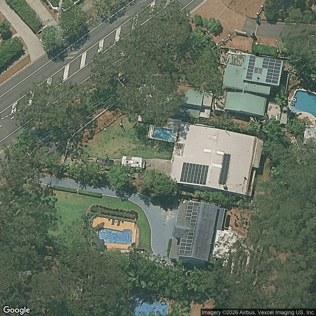 Aerial view of 68 Simpsons Road, Currumbin Waters QLD 4223