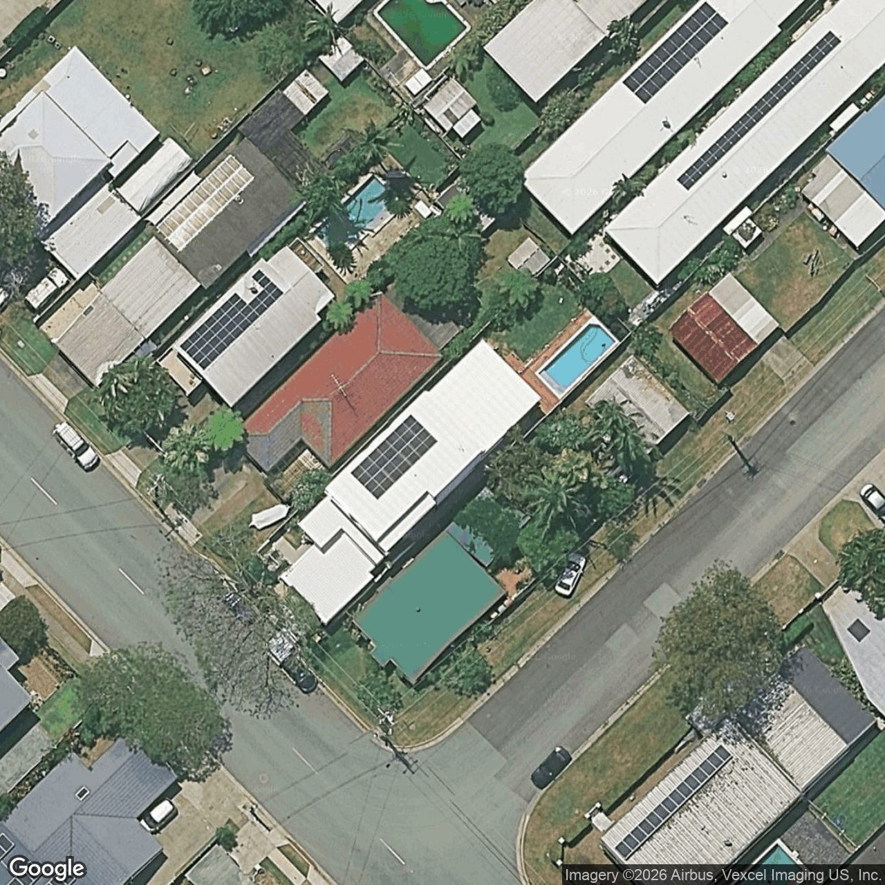 Aerial view of 18 Boundary Street, Currumbin Waters QLD 4223