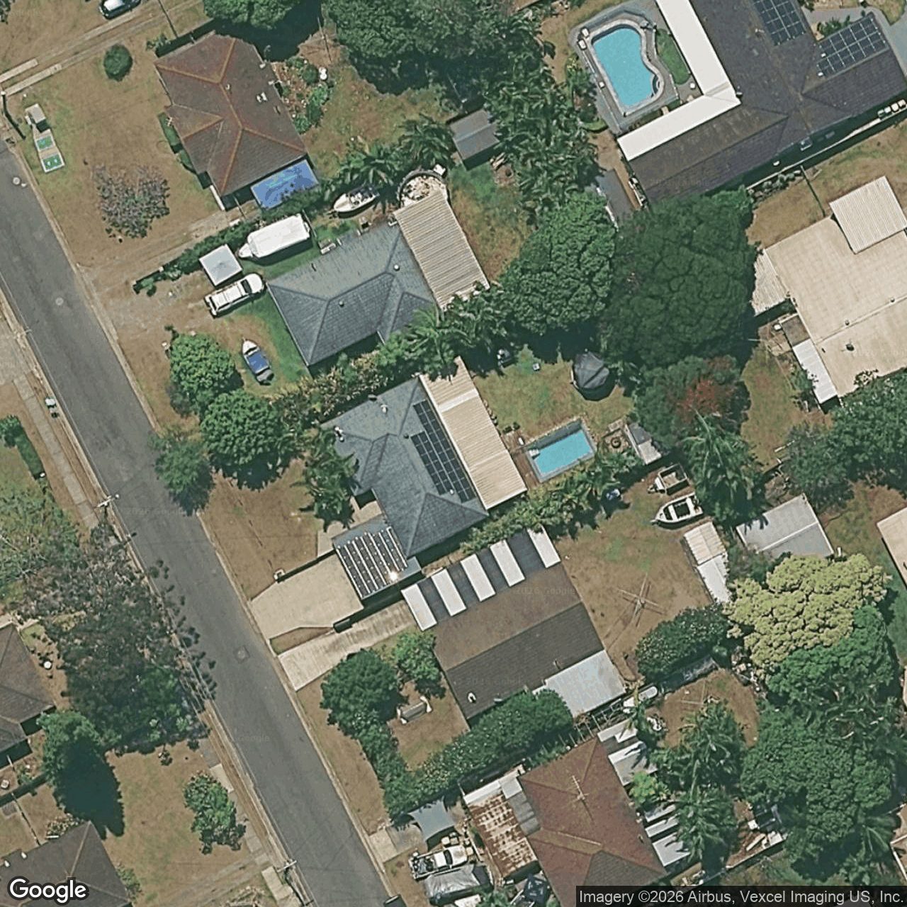 Aerial view of 14 Riverside Drive, Currumbin Waters QLD 4223